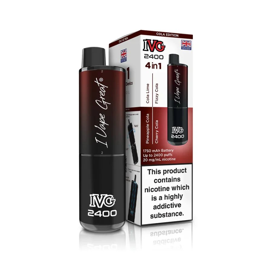 IVG 2400 4 in 1 Multi Flavour Cola Edition