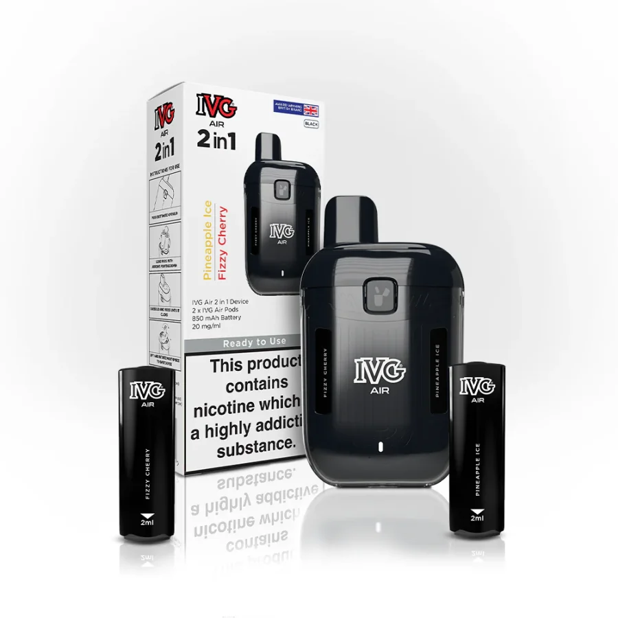 IVG Air 2 In 1 Black Starter Kit
