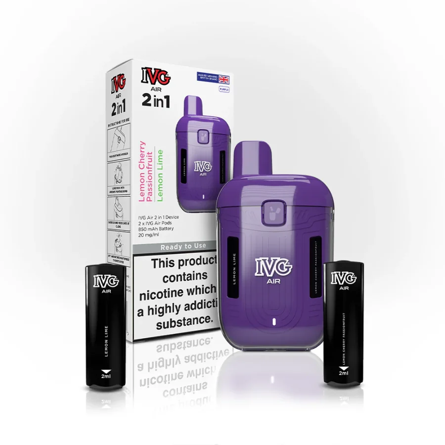 IVG Air 2 In 1 Purple Starter Kit