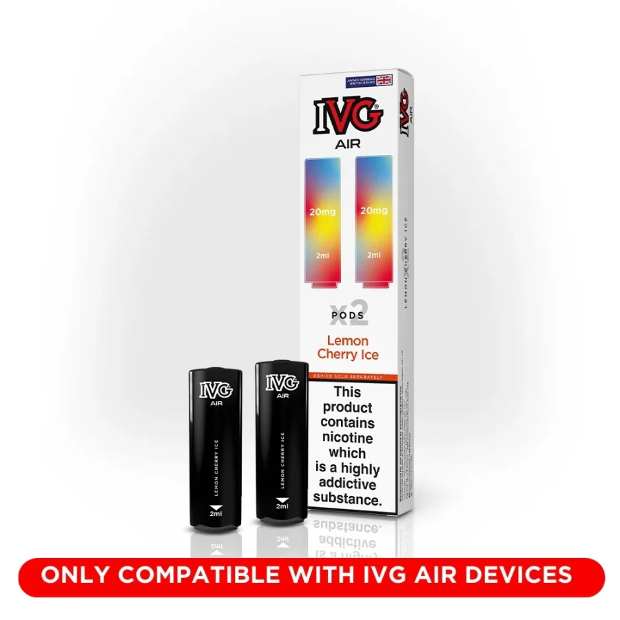 IVG Air Pods - Lemon Cherry Ice