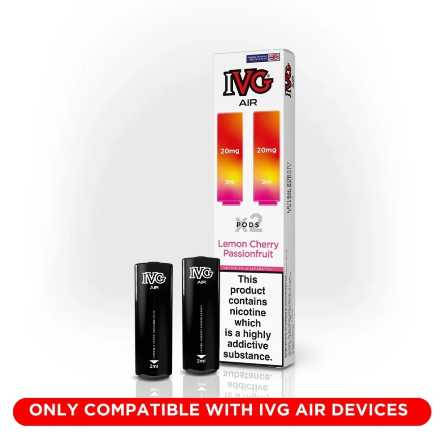 IVG Air Pods - Lemon Cherry Passion Fruit