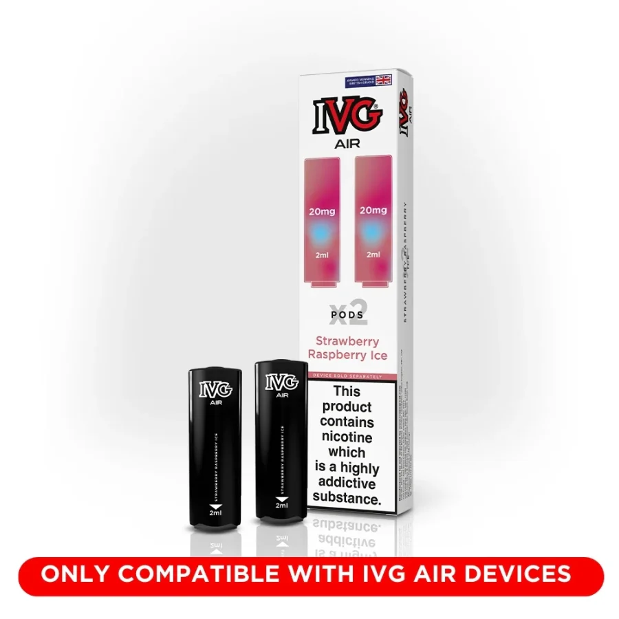 IVG Air Pods - Strawberry Raspberry Ice